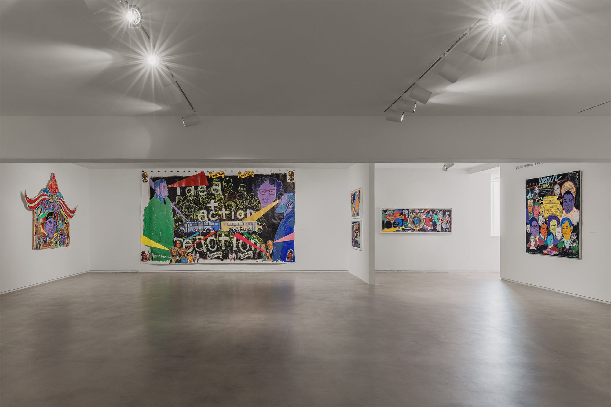 Robert Hodge x Tim Kerr, No Kings But Us, Russel Gonzalez, Blaffer Art Museum