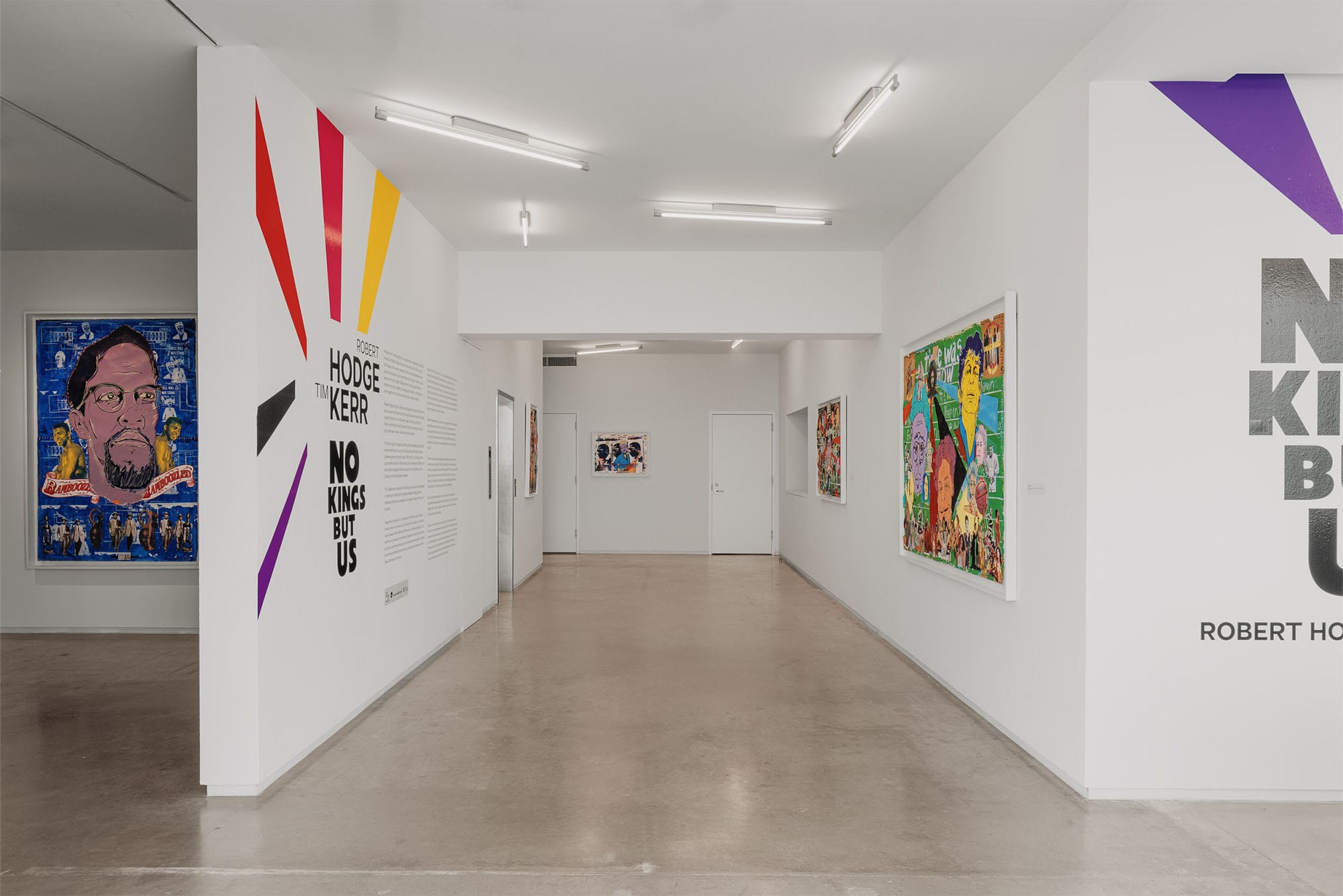 Robert Hodge x Tim Kerr, No Kings But Us, Russel Gonzalez, Blaffer Art Museum