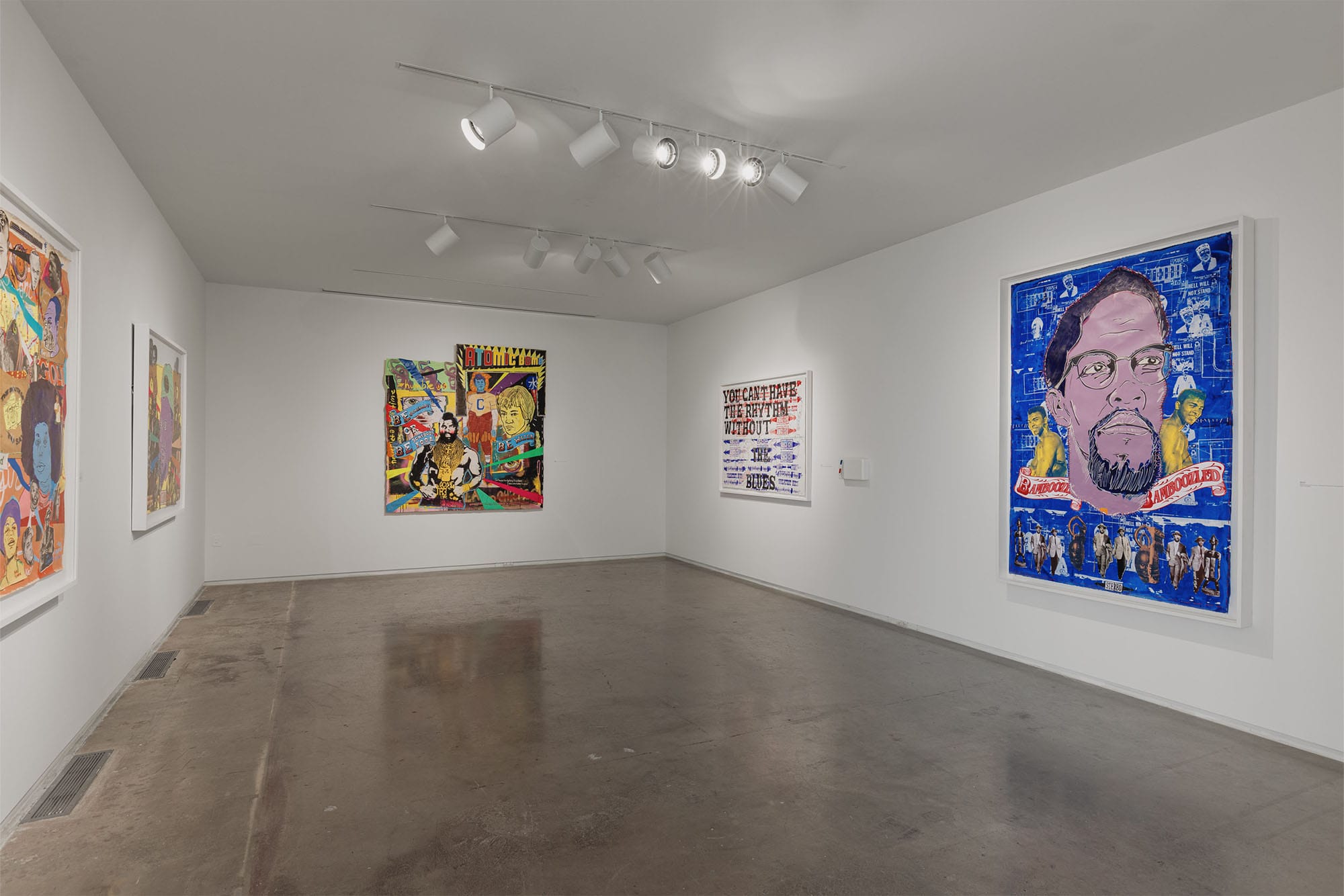 Robert Hodge x Tim Kerr, No Kings But Us, Russel Gonzalez, Blaffer Art Museum