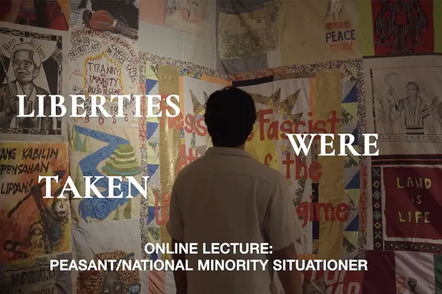 Virtual Lecture | Cian Dayrit: Liberties Were Take