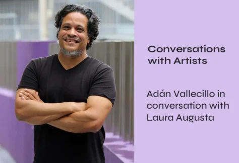 Adán Vallecillo (Honduras) in conversation with Laura Augusta at Blaffer Art Museum