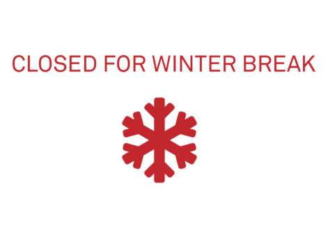 closed for winter break, through Jan 9, 2026