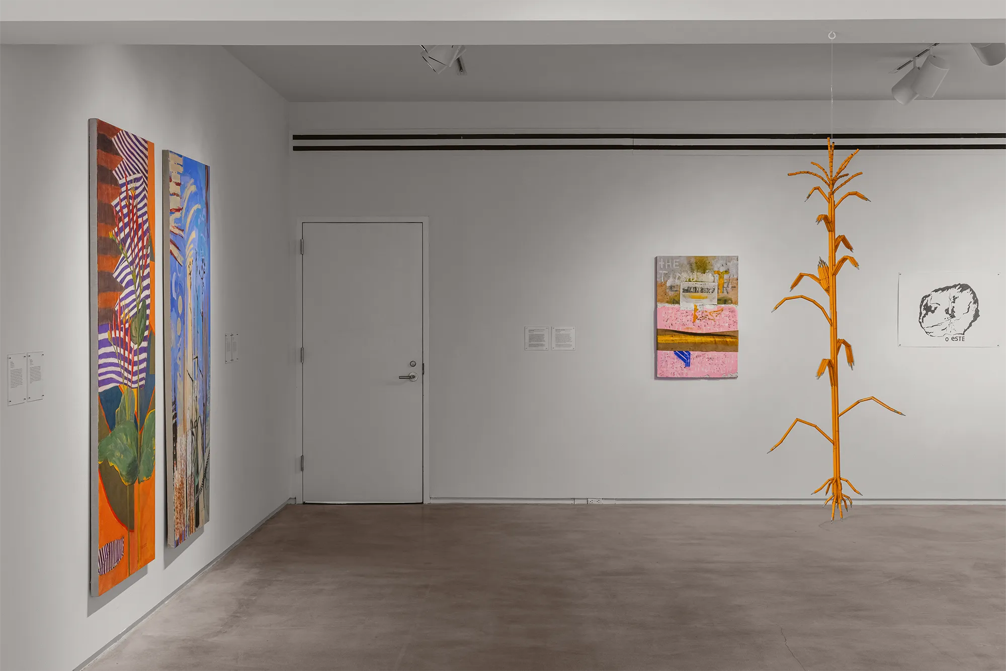 Mud+Corn+Stone+Blue, Blaffer Art Museum, ICI, on view through March 14 2026, Photo by Francisco Ramos