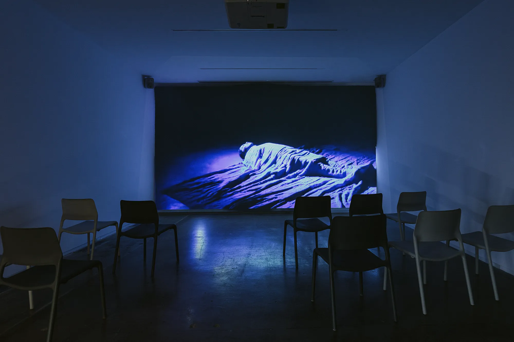 Mud+Corn+Stone+Blue, Blaffer Art Museum, ICI, on view through March 14 2026, Photo by Francisco Ramos