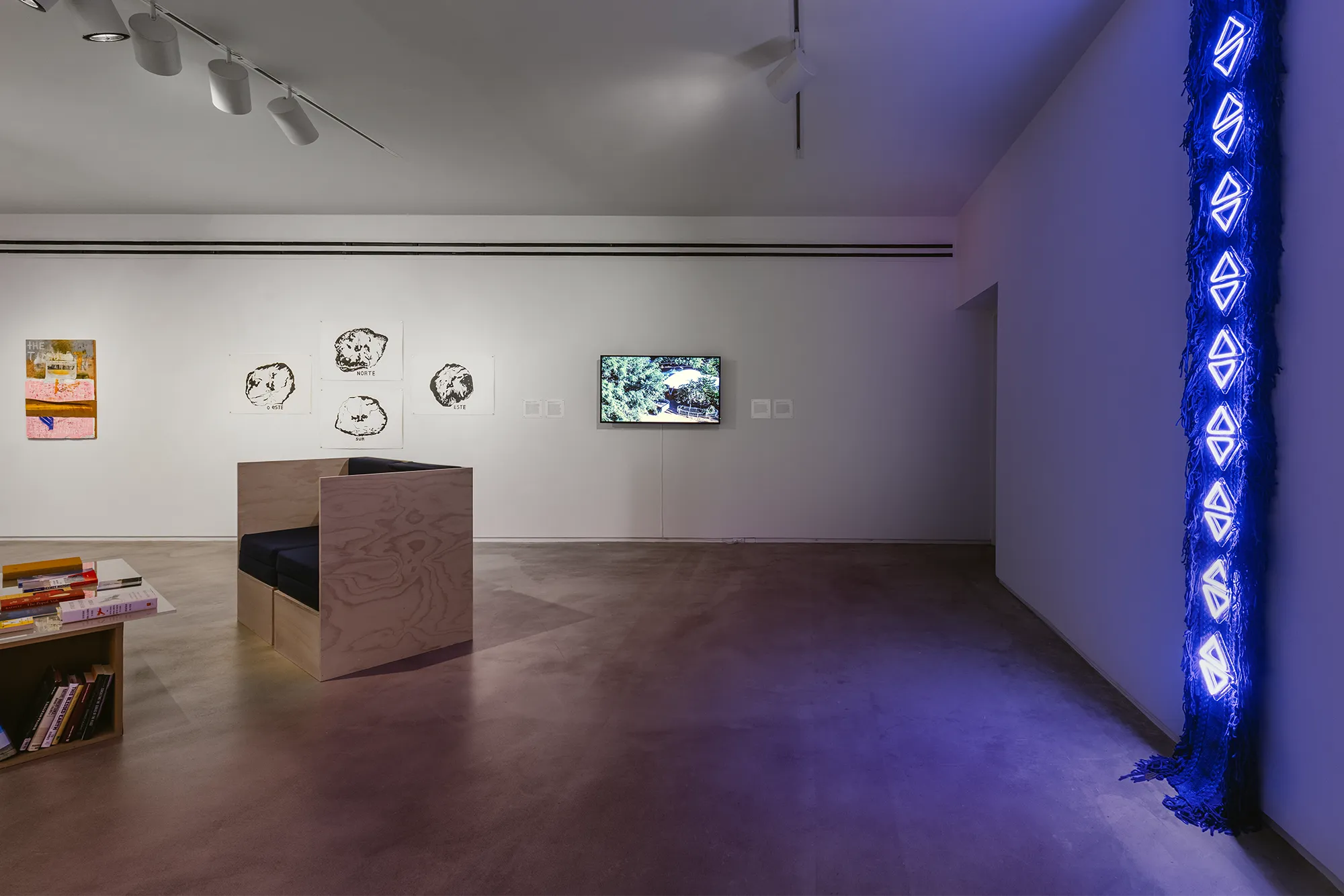 Mud+Corn+Stone+Blue, Blaffer Art Museum, ICI, on view through March 14 2026, Photo by Francisco Ramos