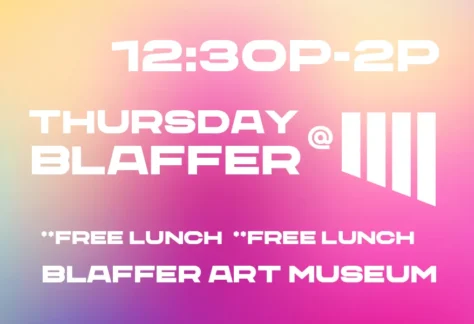 Thursday at Blaffer