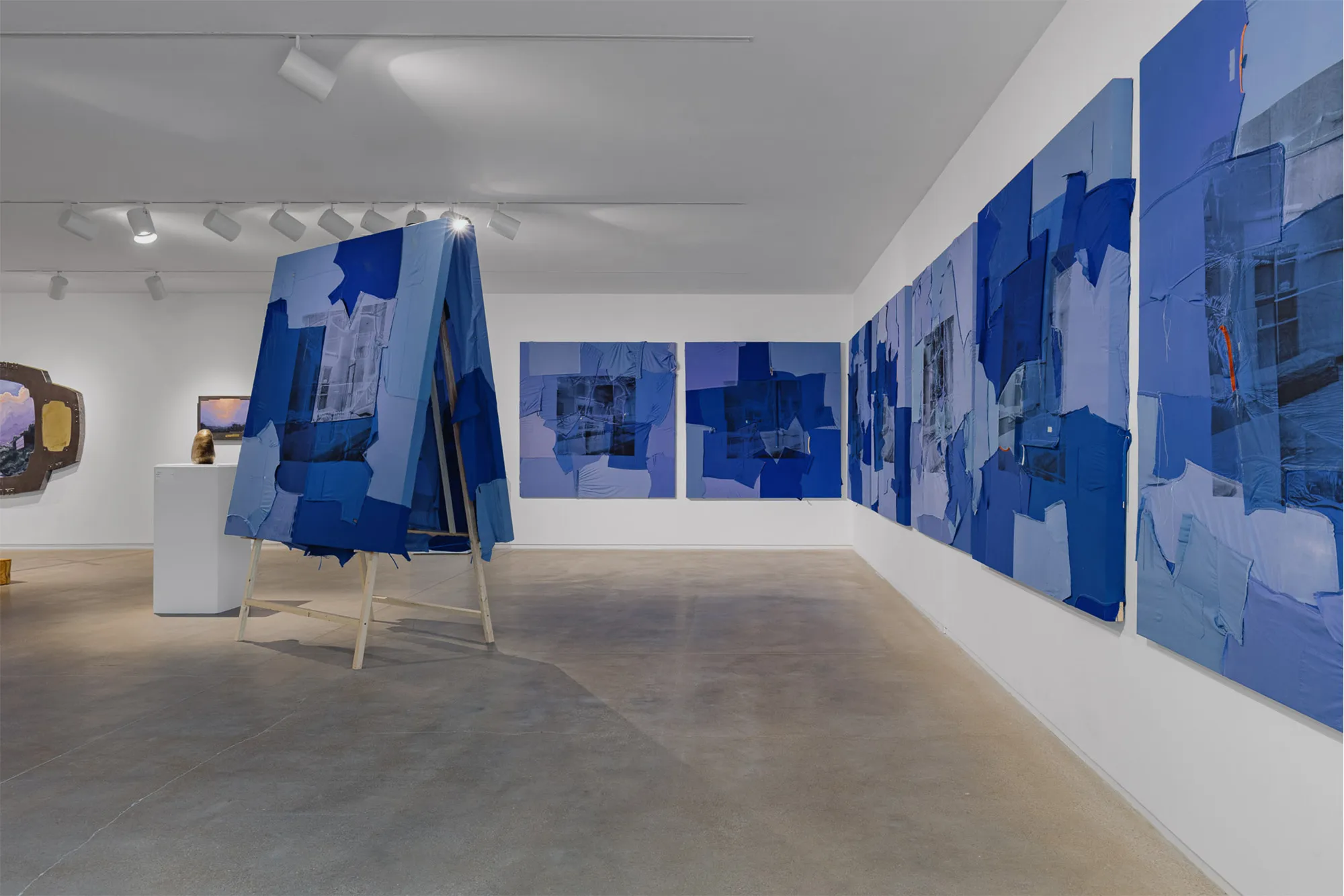 Mud+Corn+Stone+Blue, Blaffer Art Museum, ICI, on view through March 14 2026, Photo by Francisco Ramos