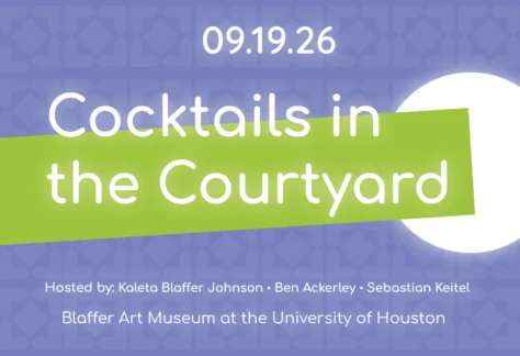 cocktails in the courtyard