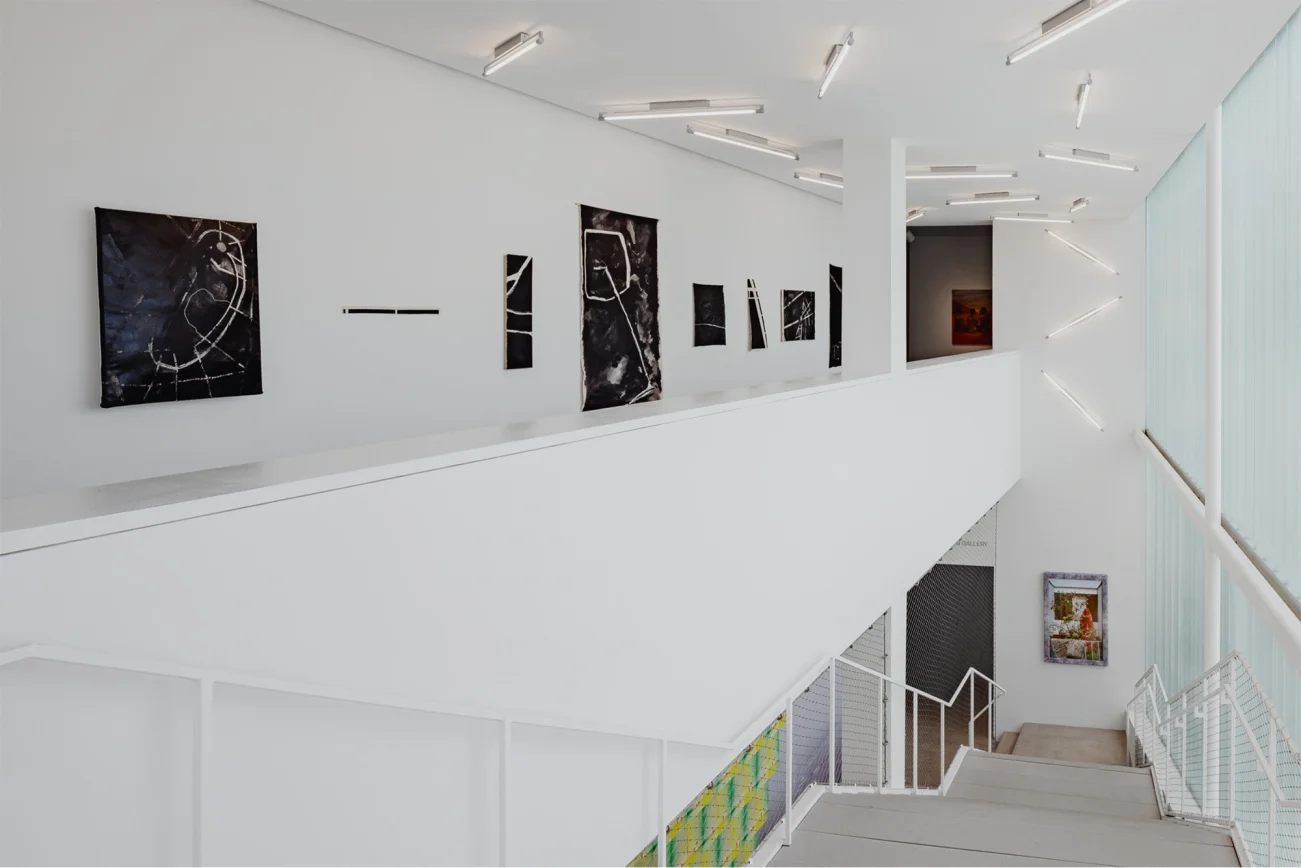 Mud+Corn+Stone+Blue, Blaffer Art Museum, ICI, on view through March 14 2026, Photo by Francisco Ramos