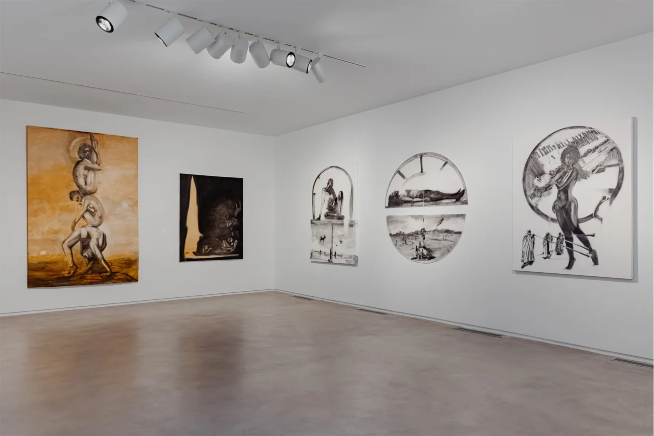 Mud+Corn+Stone+Blue, Blaffer Art Museum, ICI, on view through March 14 2026, Photo by Francisco Ramos