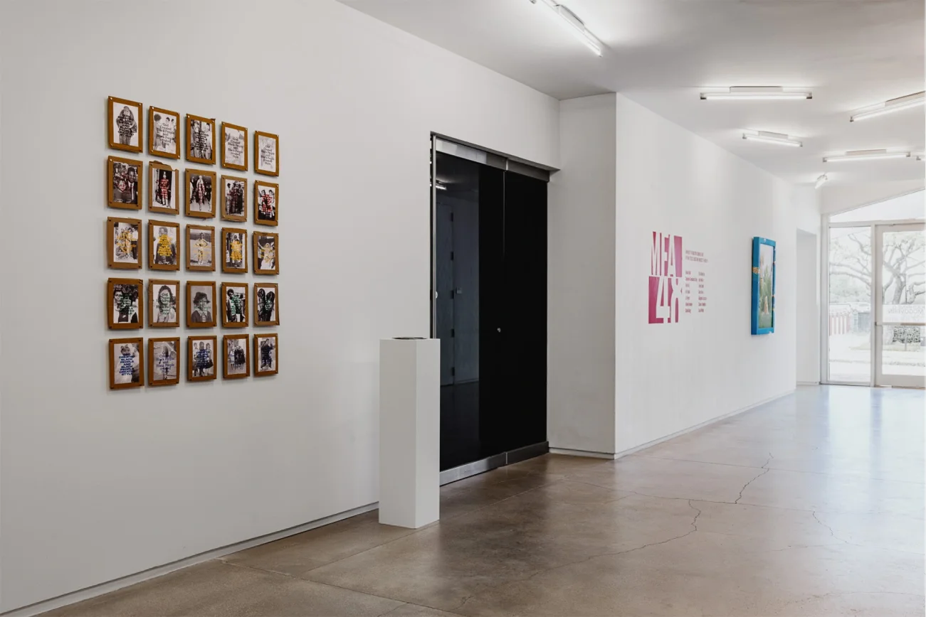 Mud+Corn+Stone+Blue, Blaffer Art Museum, ICI, on view through March 14 2026, Photo by Francisco Ramos