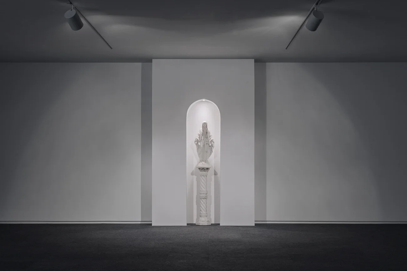 Mud+Corn+Stone+Blue, Blaffer Art Museum, ICI, on view through March 14 2026, Photo by Francisco Ramos