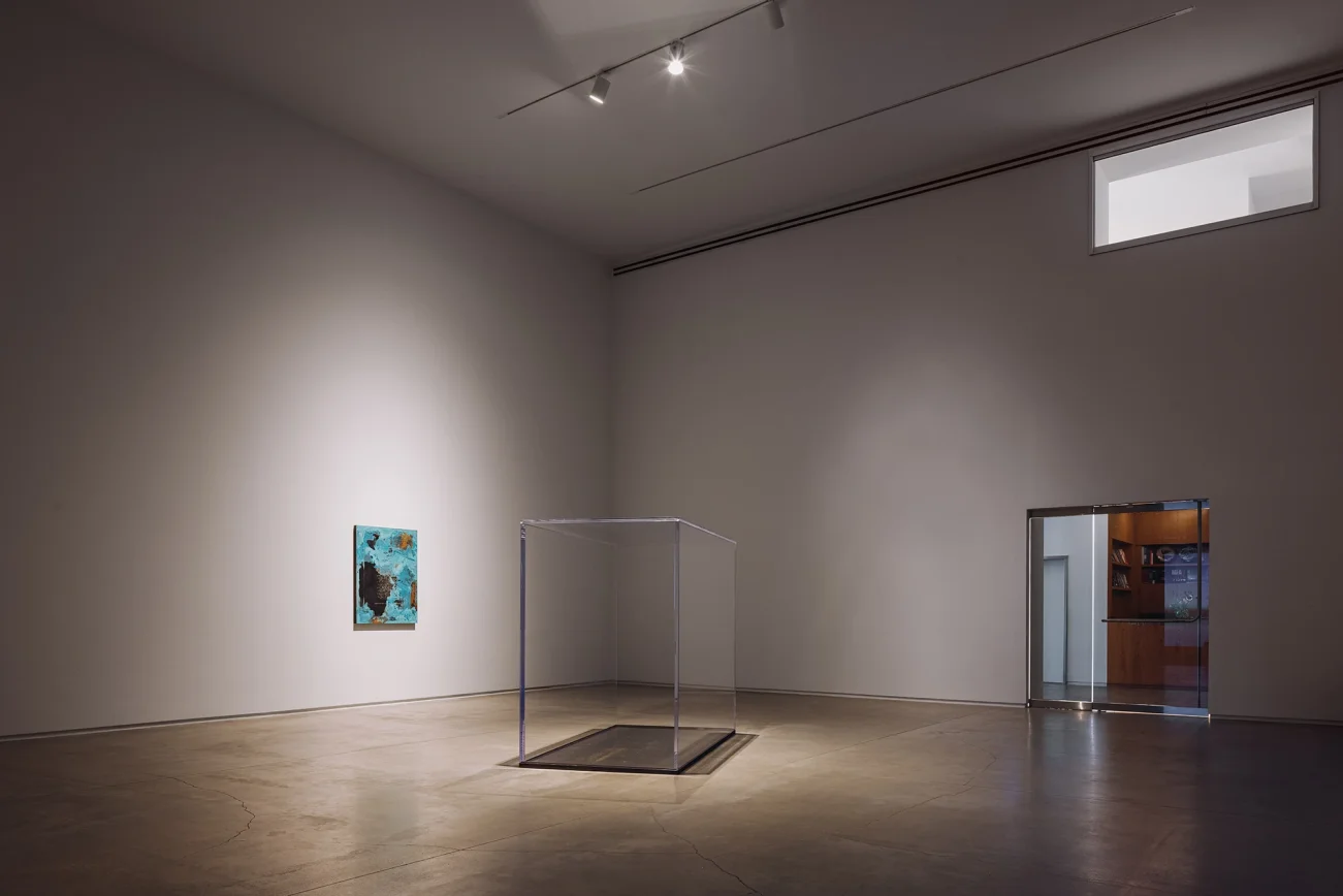 Mud+Corn+Stone+Blue, Blaffer Art Museum, ICI, on view through March 14 2026, Photo by Francisco Ramos
